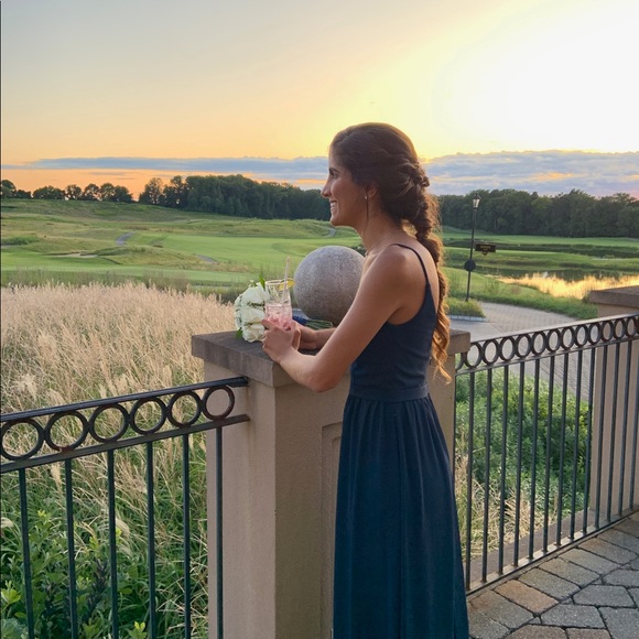 Levkoff bridesmaid chiffon dress - Picture 4 of 4